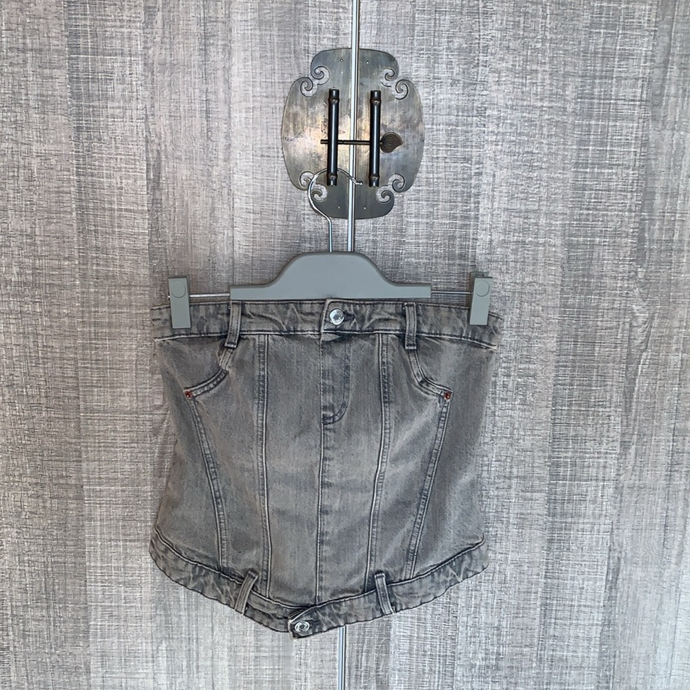 Zara Denim Corset‎